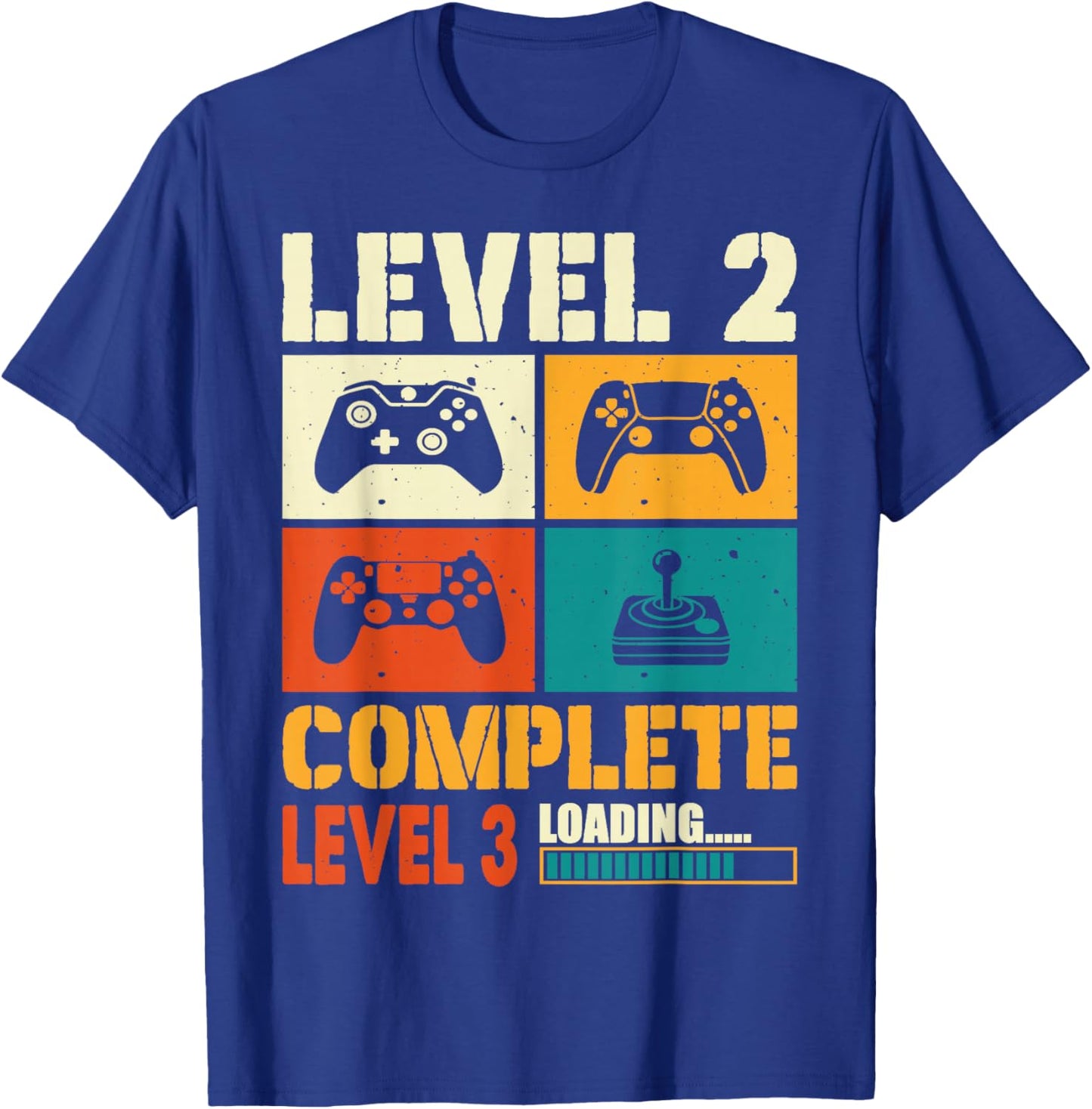 Level 2 Complete Level 3 Loading 2nd Wedding Anniversary T-Shirt - T-Shirt | Royal