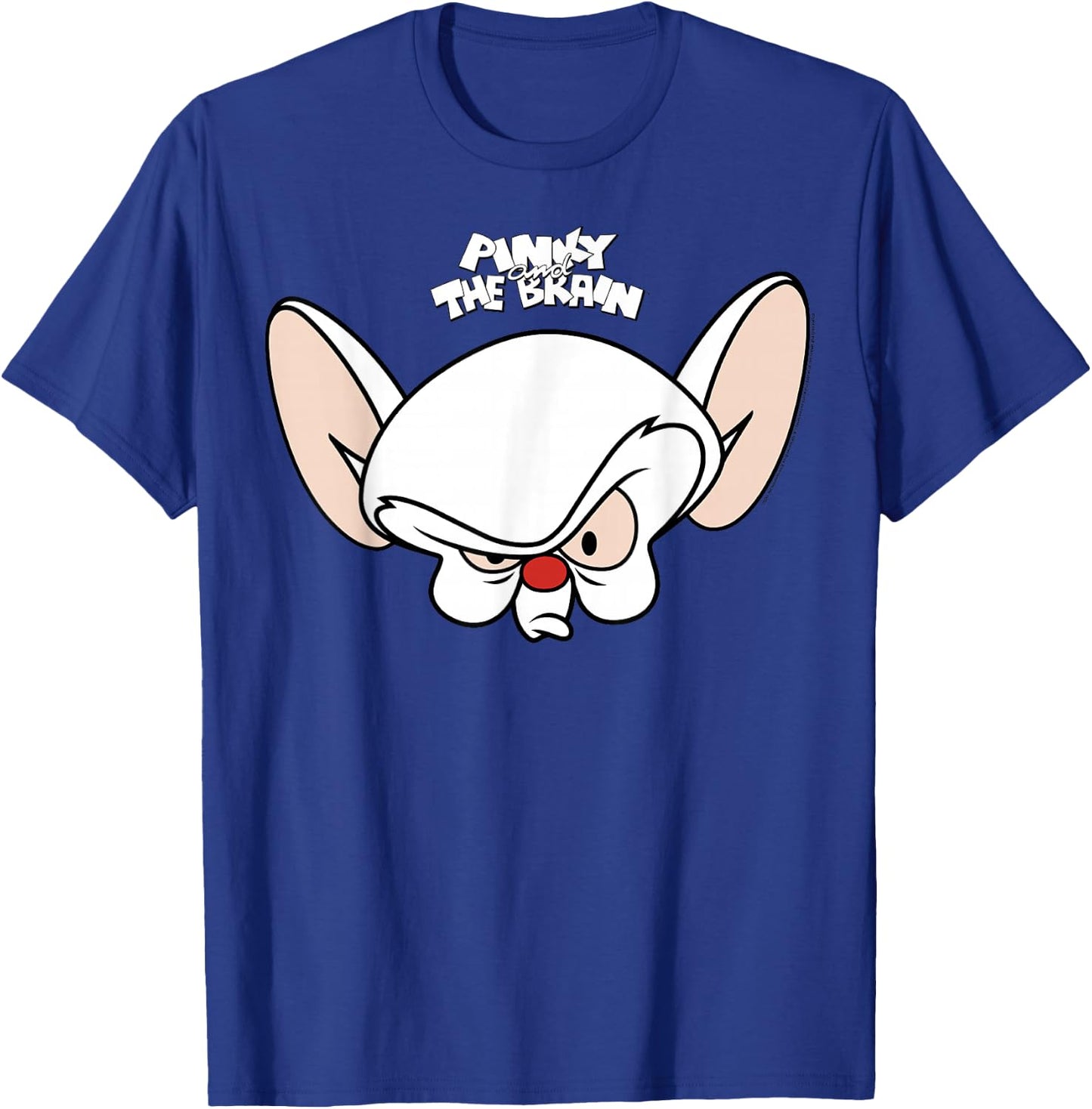 Pinky and The Brain Big Face T-Shirt - T-Shirt | Royal