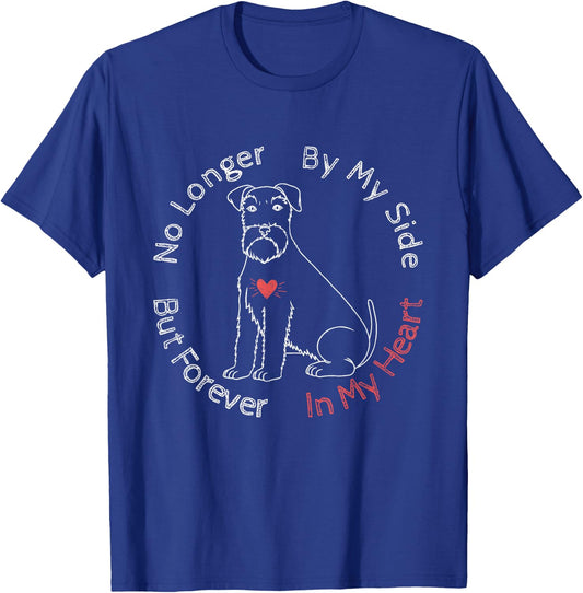 Memorial For The Loss Of A Beloved Miniature Schnauzer T-Shirt - T-Shirt | Royal