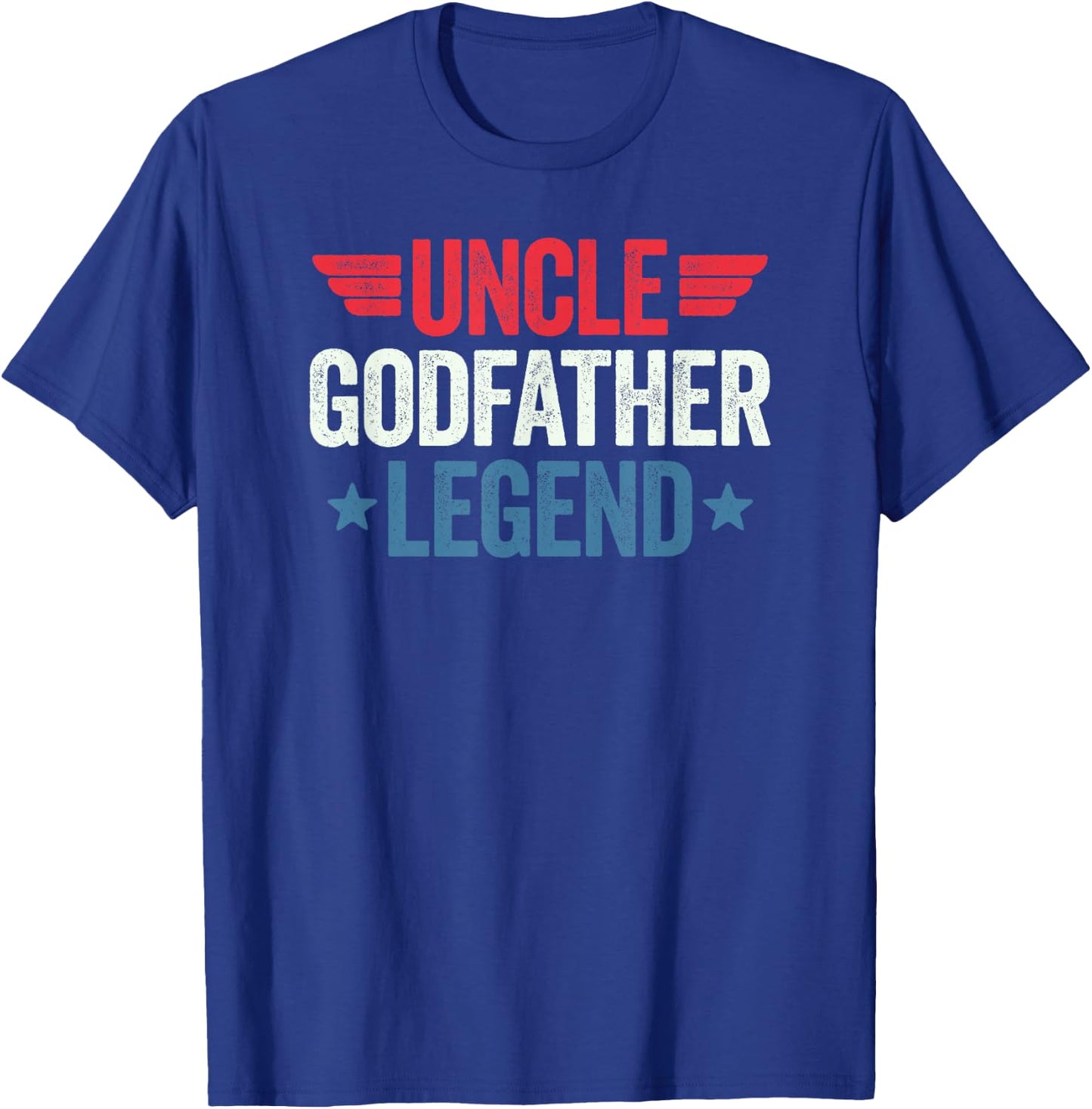 Uncle Godfather Legend T-Shirt - T-Shirt | Royal