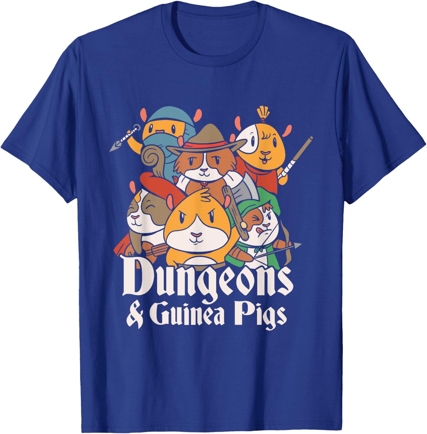 Dungeons and Guinea Pigs Parody T-Shirt - T-Shirt | Royal