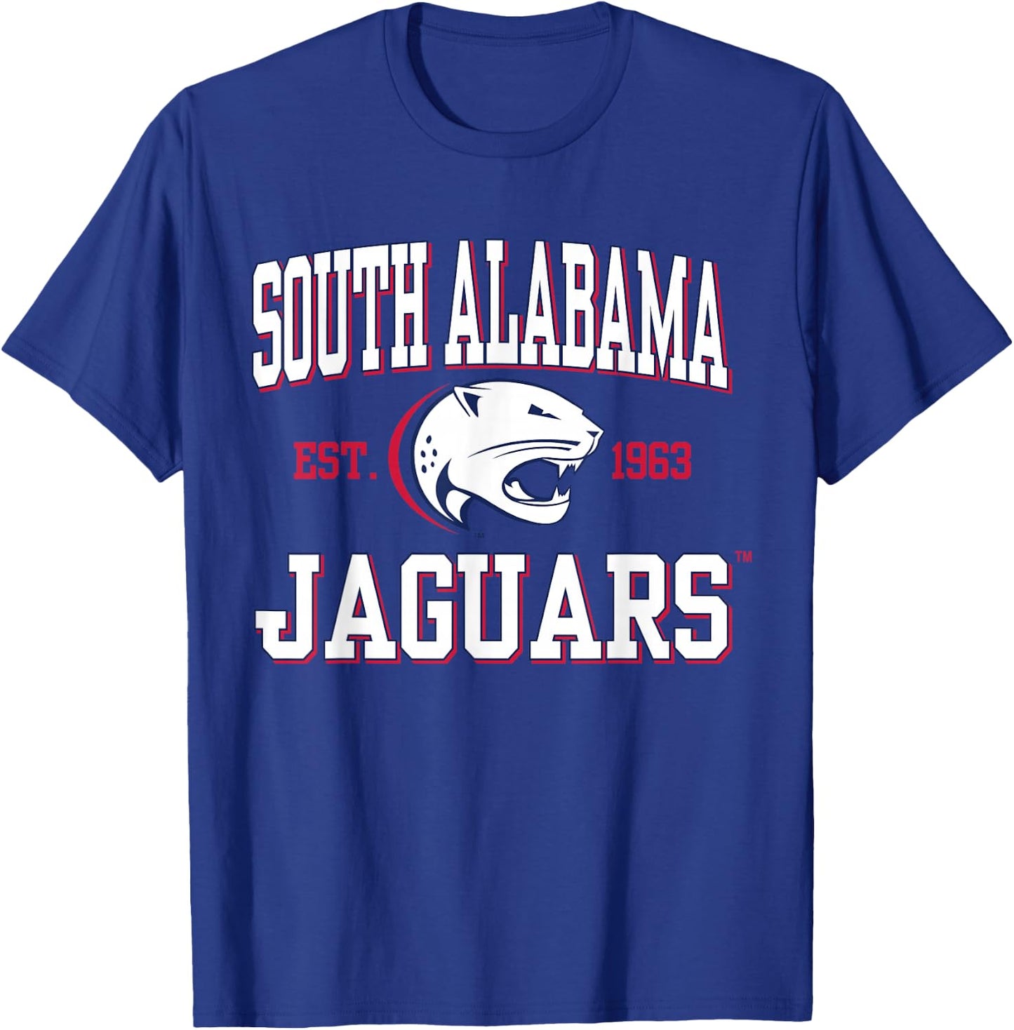 South Alabama Jaguars | NCAA University of Merch | NCAFSAL01 T-Shirt - T-Shirt | Royal