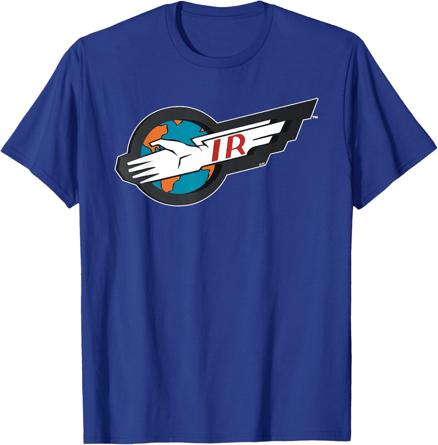 Thunderbirds International Rescue IR Logo T-Shirt - T-Shirt | Royal