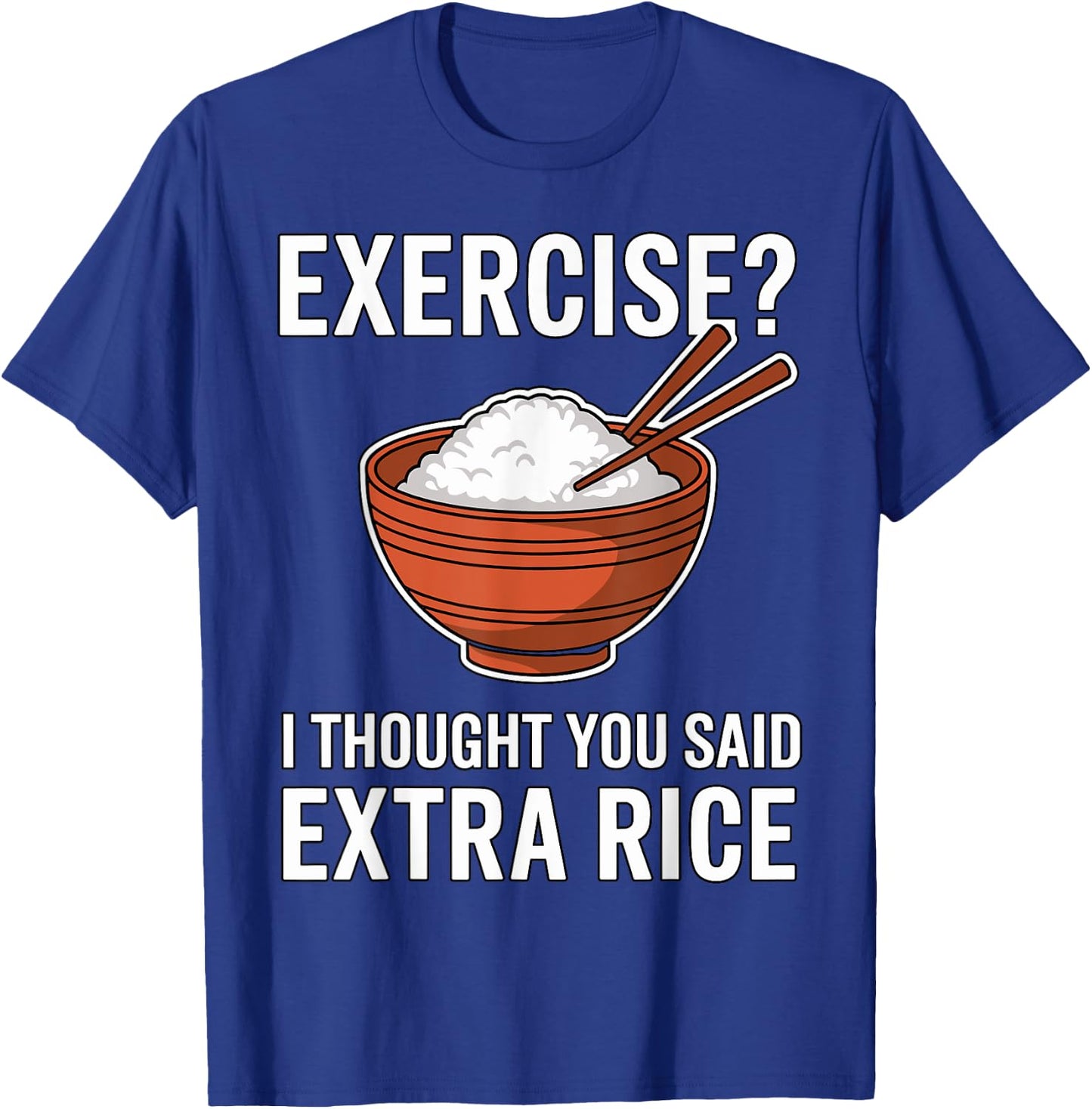 Magical and Funny Fitness Gifts -Adults Black Asian Cartoon T-Shirt - T-Shirt | Royal
