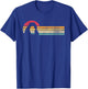Retro Vintage Delicate Arch Silhouette Arches National Park T-Shirt - T-Shirt | Royal