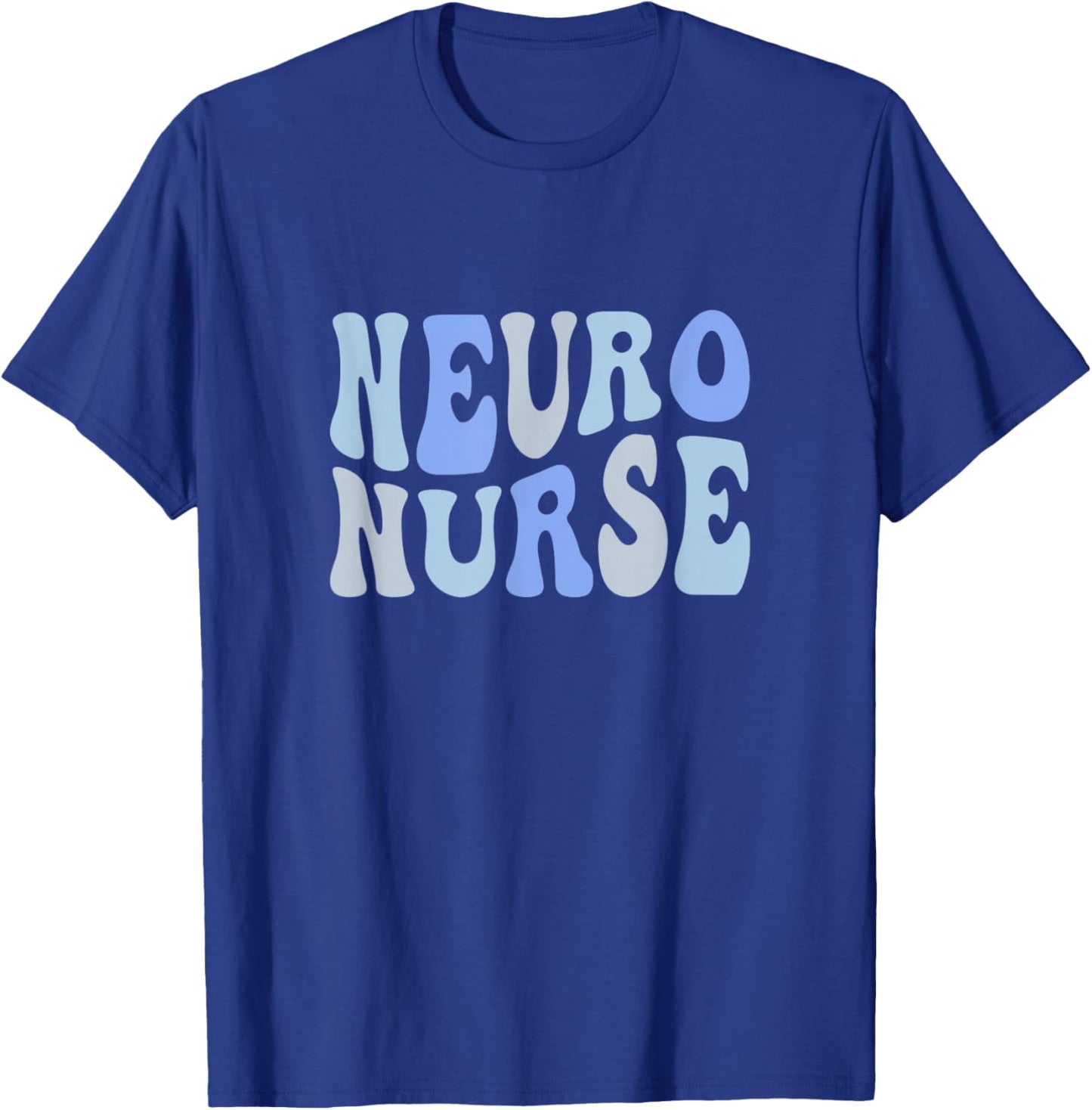 Groovy Neuro Trauma Icu Nurse Neurology Nurse Neuroscience T-Shirt - T-Shirt | Royal