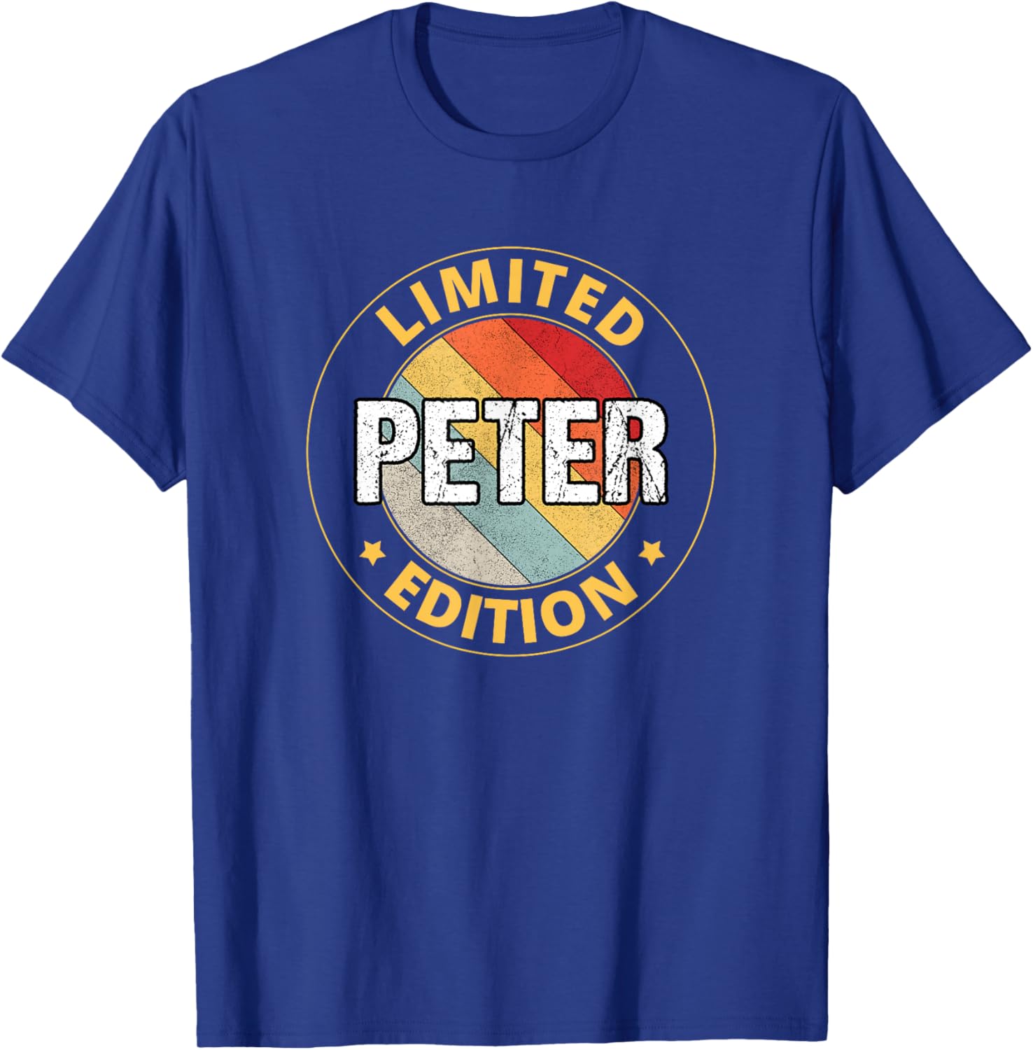 Peter Name T-Shirt - T-Shirt | Royal