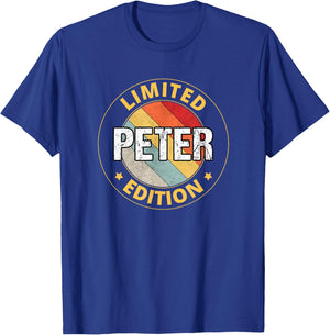 Peter Name T-Shirt - T-Shirt | Royal