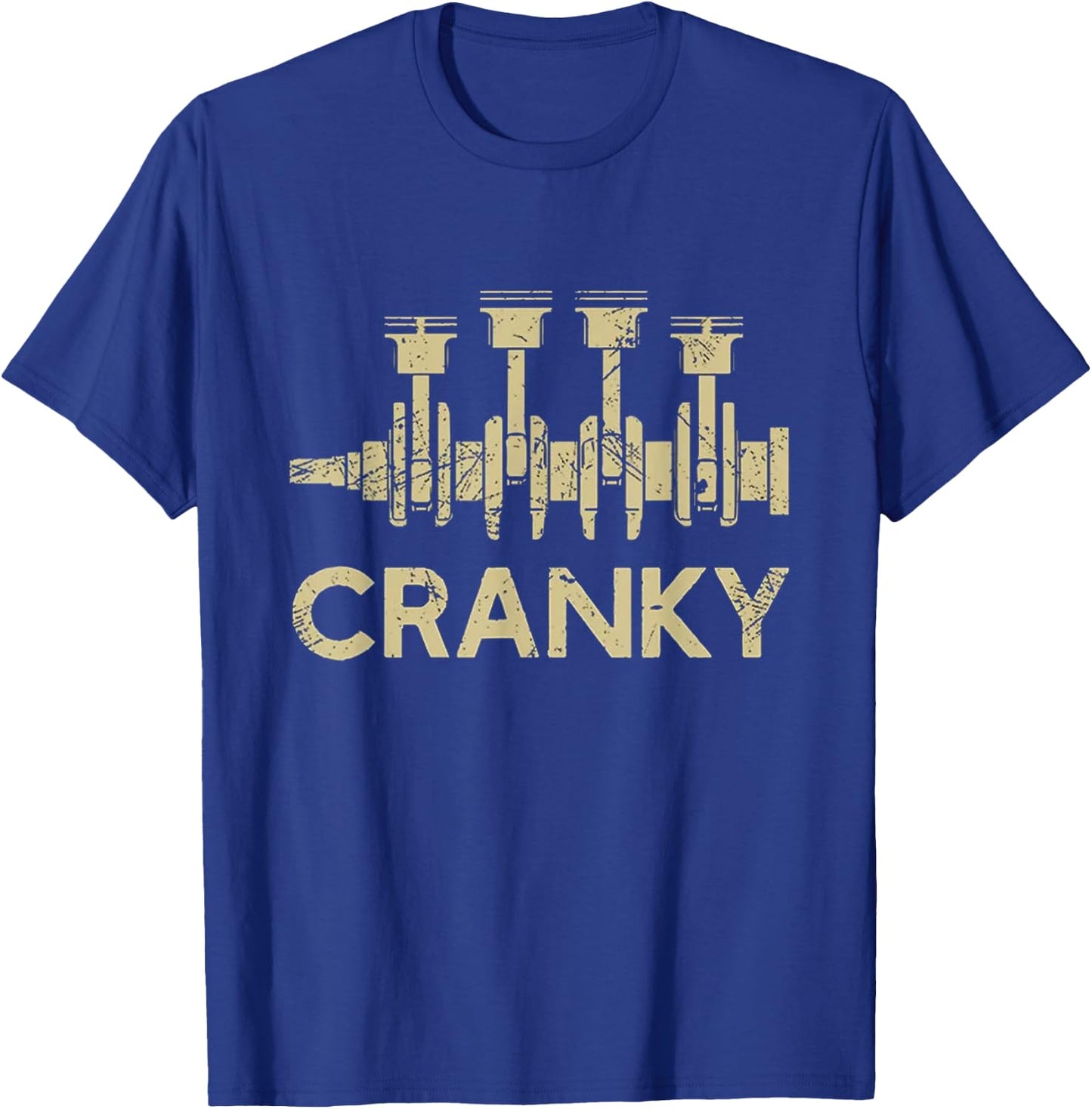 Cranky Car Engine: Just Another Day in the Garage T-Shirt - T-Shirt | Royal