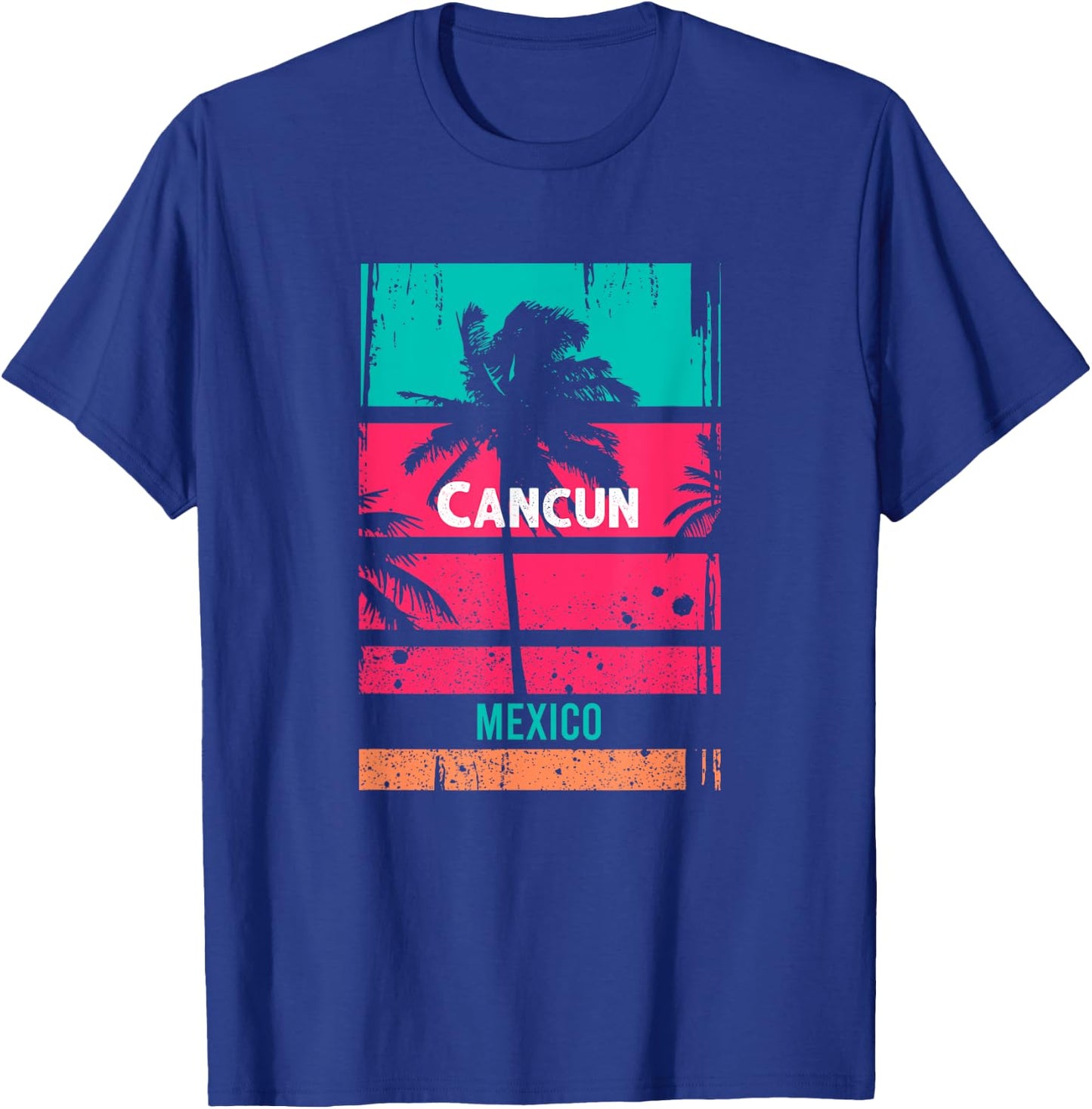 Cancun Souvenir - Mexico Reminder T-Shirt - T-Shirt | Royal