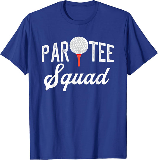Partee Squad Funny Partee Golf Pun T-Shirt - T-Shirt | Royal