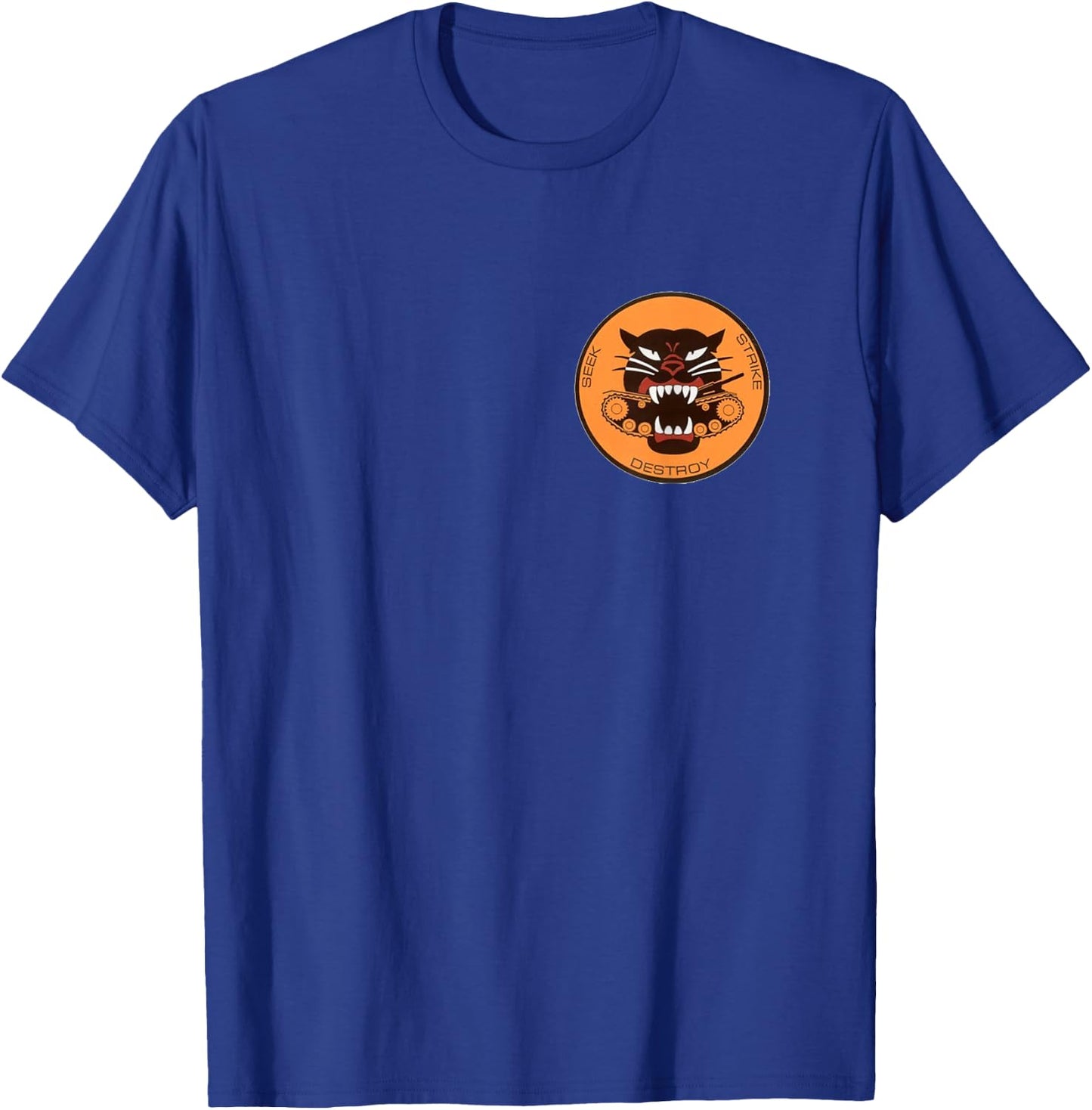 WW2 Tank Destroyer Division Panther Patch Army Military Gift T-Shirt - T-Shirt | Royal