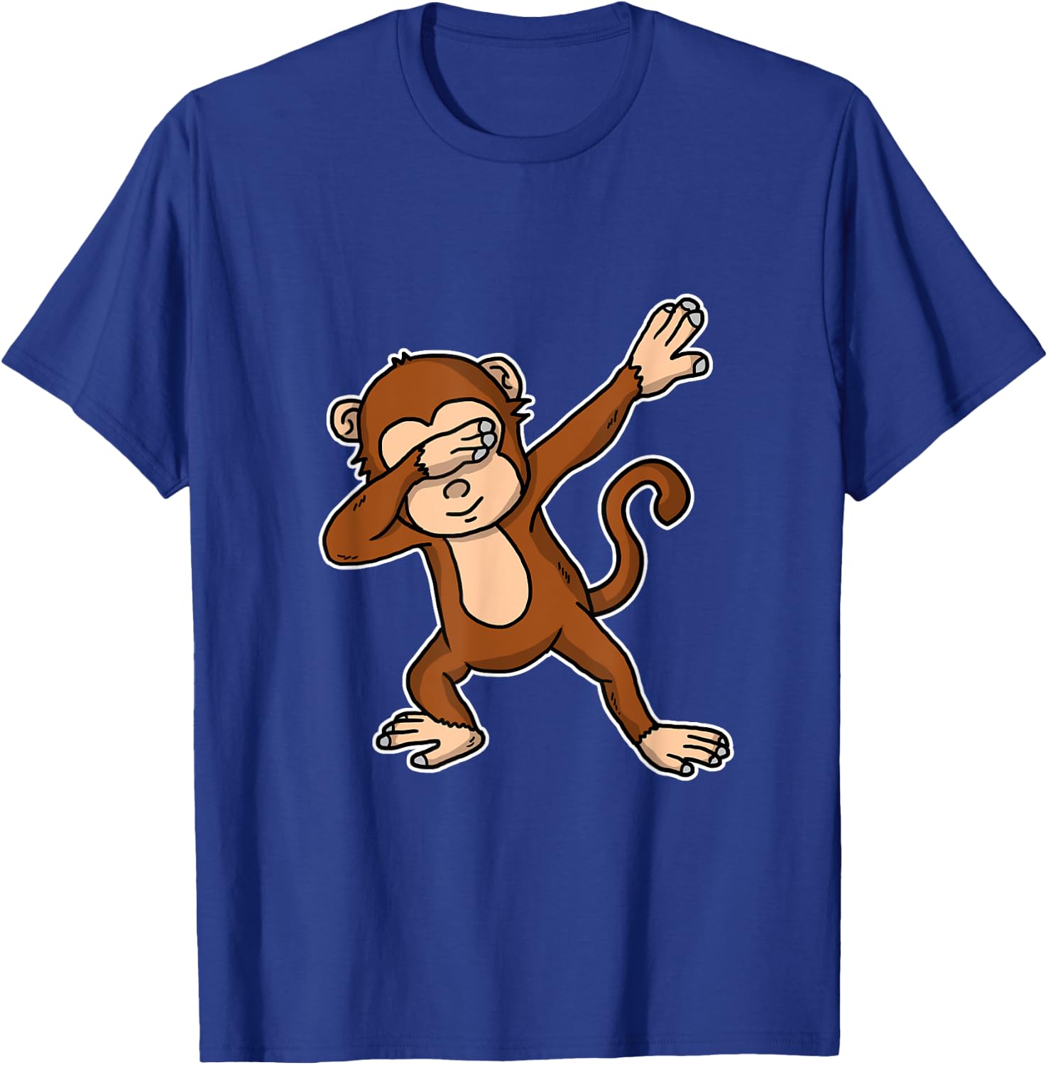 Funny Dabbing Monkey Dab Dance Cool Ape Lover Gift T-Shirt - T-Shirt | Royal