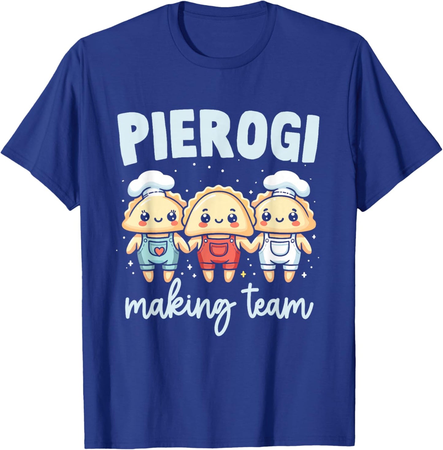 Pierogi Making Team Funny Polish Christmas Food Family T-Shirt - T-Shirt | Royal