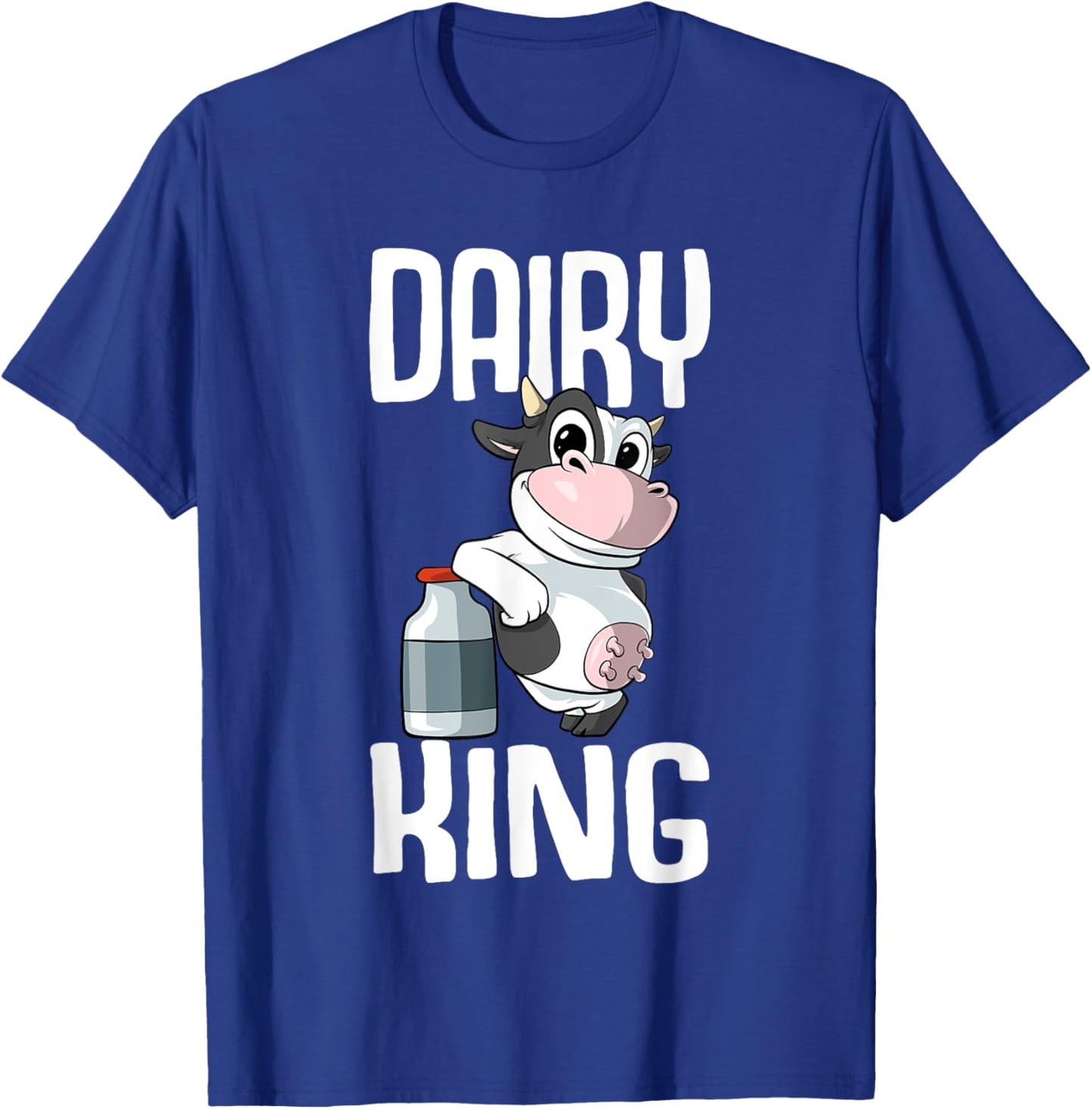 Dairy King Farmer T-Shirt - T-Shirt | Royal