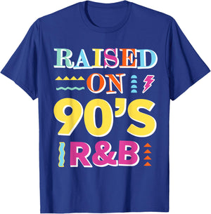 Raised on 90s R&B T-Shirt - T-Shirt | Royal