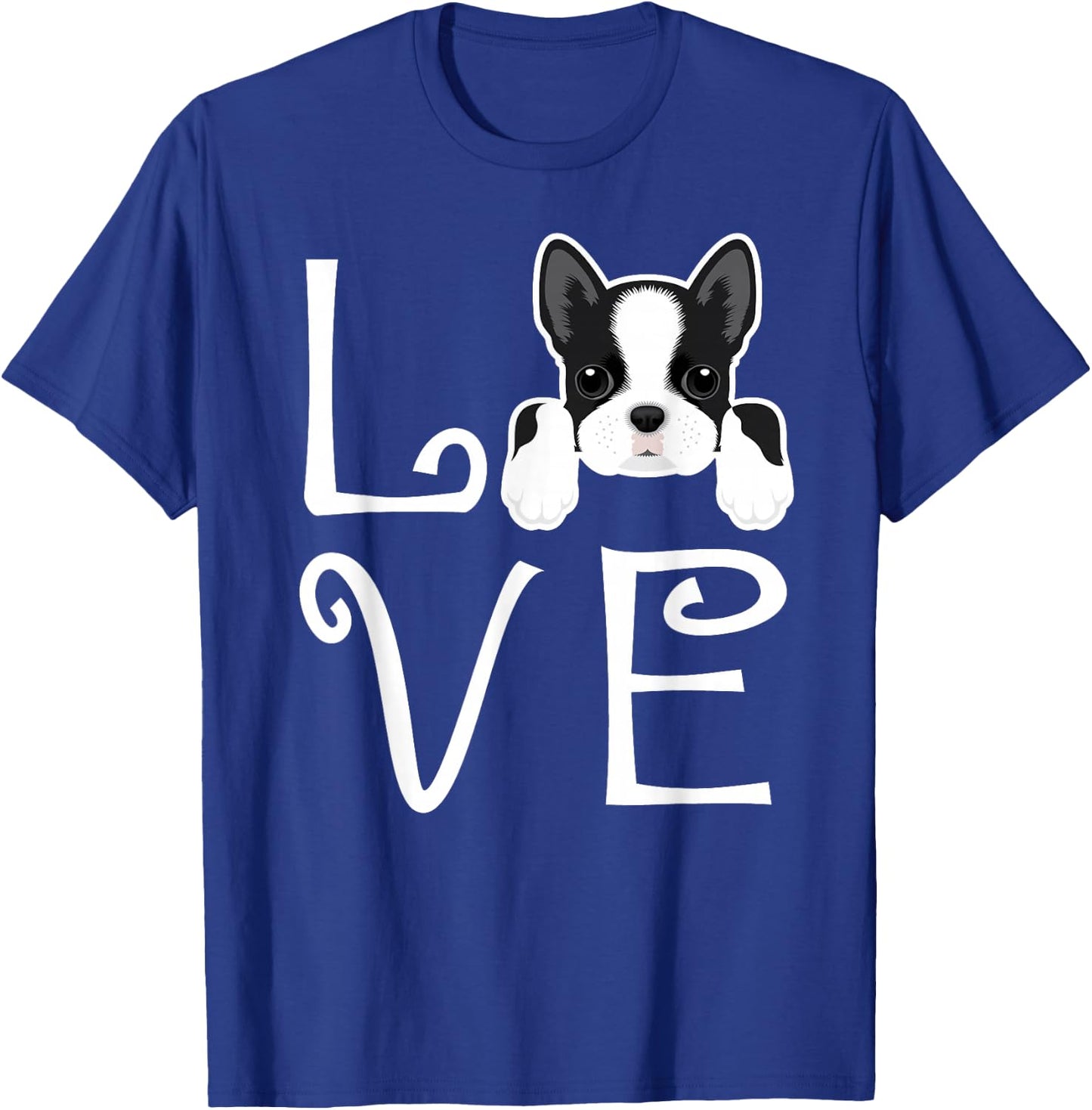 Boston Terrier Love Dog Owner Boston Terrier Puppy T-Shirt - T-Shirt | Royal