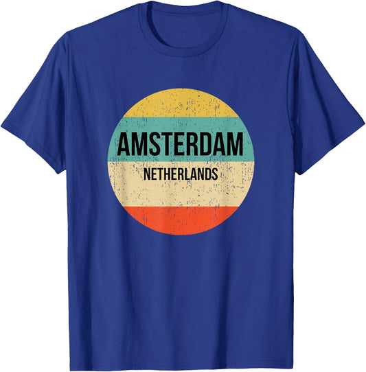 Amsterdam Netherlands T-Shirt - T-Shirt | Royal