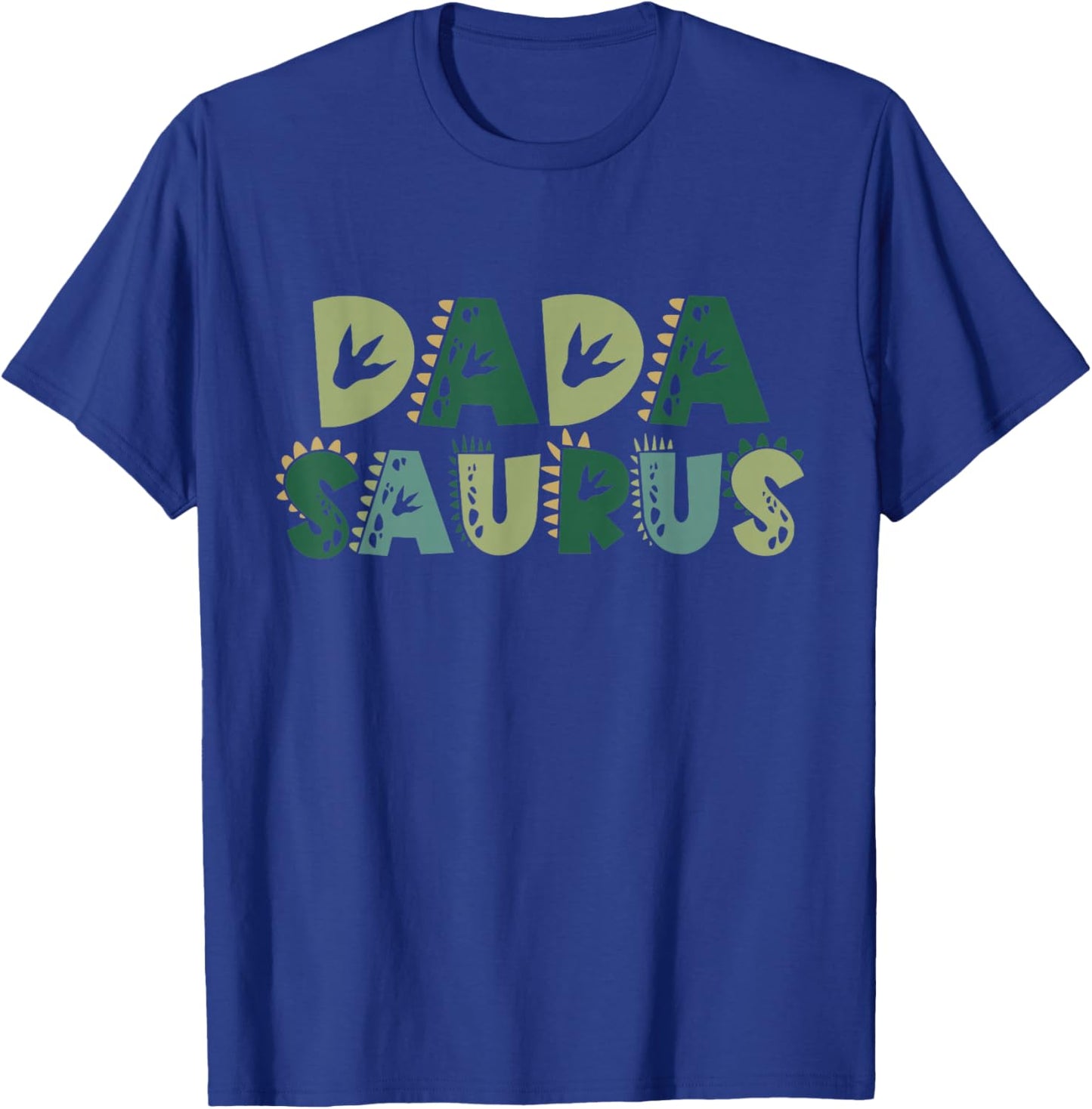 Dada Saurus Matching Family Birthday Dinosaur Men Women Kids T-Shirt - T-Shirt | Royal