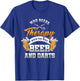 Dart Throwing Who Needs Therapy You Have Beer & Darts T-Shirt - T-Shirt | Royal
