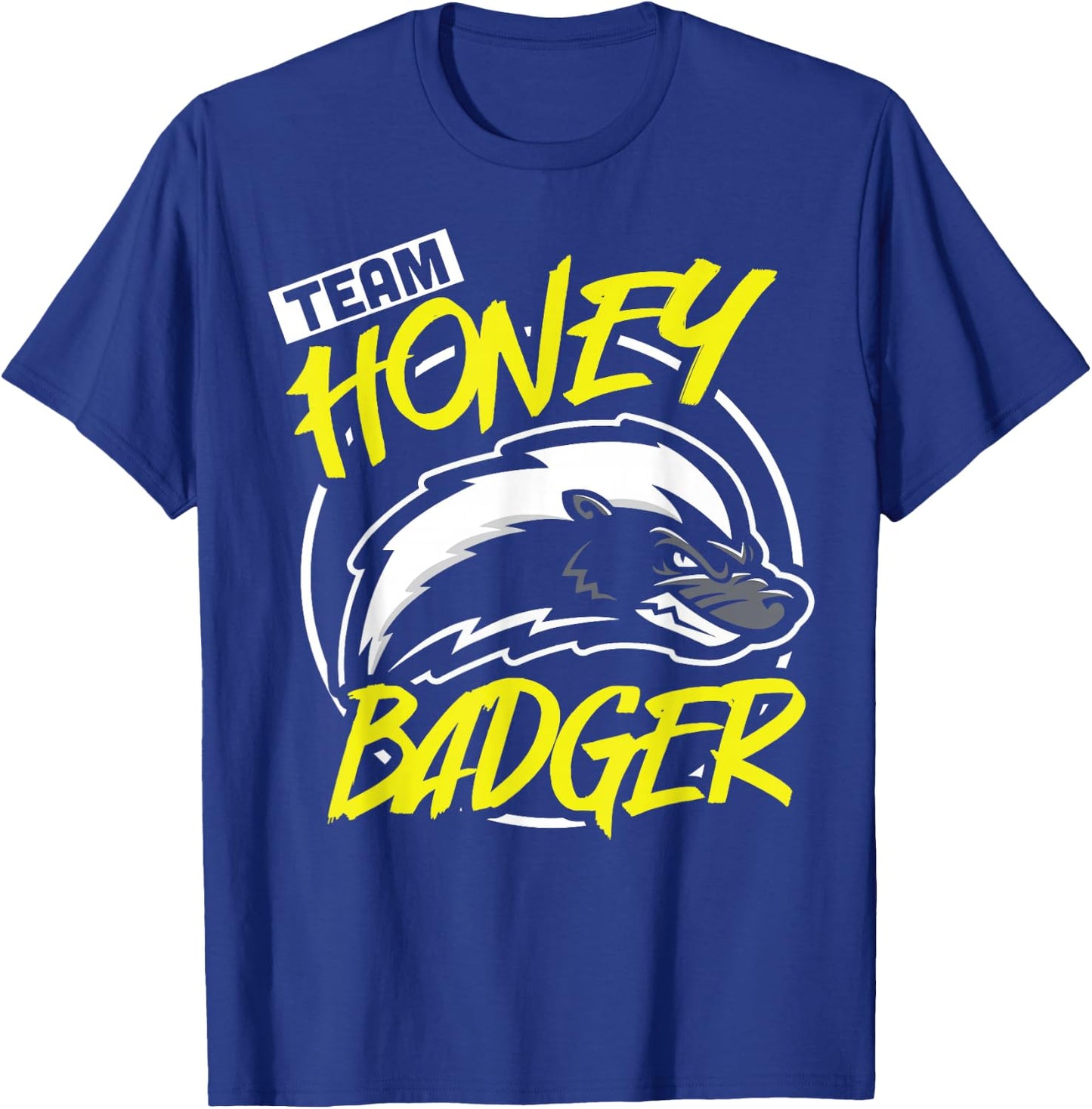 Team Honey Badger Forest Animal Squad Funny Boys Girls Gift T-Shirt - T-Shirt | Royal