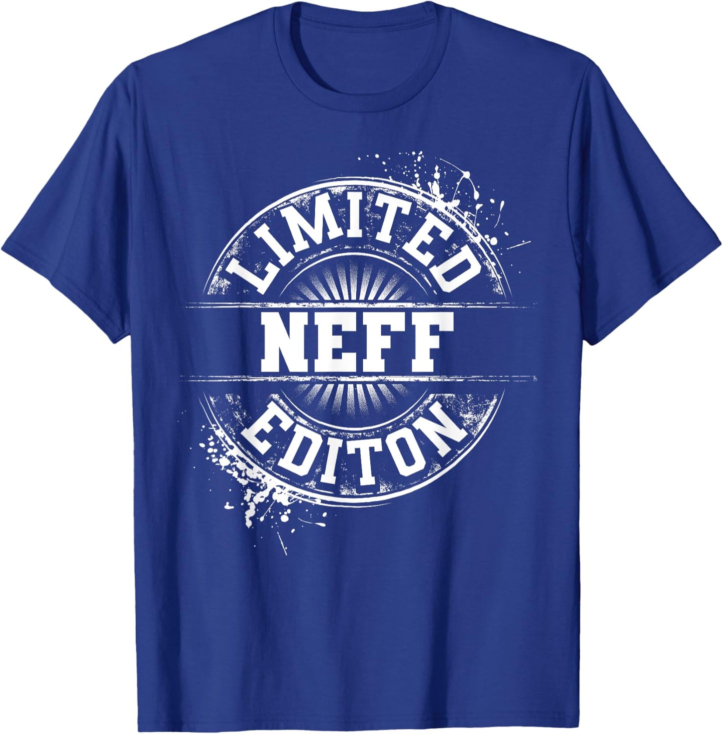 NEFF Funny Surname Family Tree Birthday Reunion Gift T-Shirt - T-Shirt | Royal