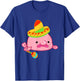 Blobfish Sombrero Costume Mexican Grumpy Blob Fish T-Shirt - T-Shirt | Royal