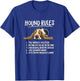 Cute Sleeping Nap Rules Basset Hound Lover T-Shirt - T-Shirt | Royal