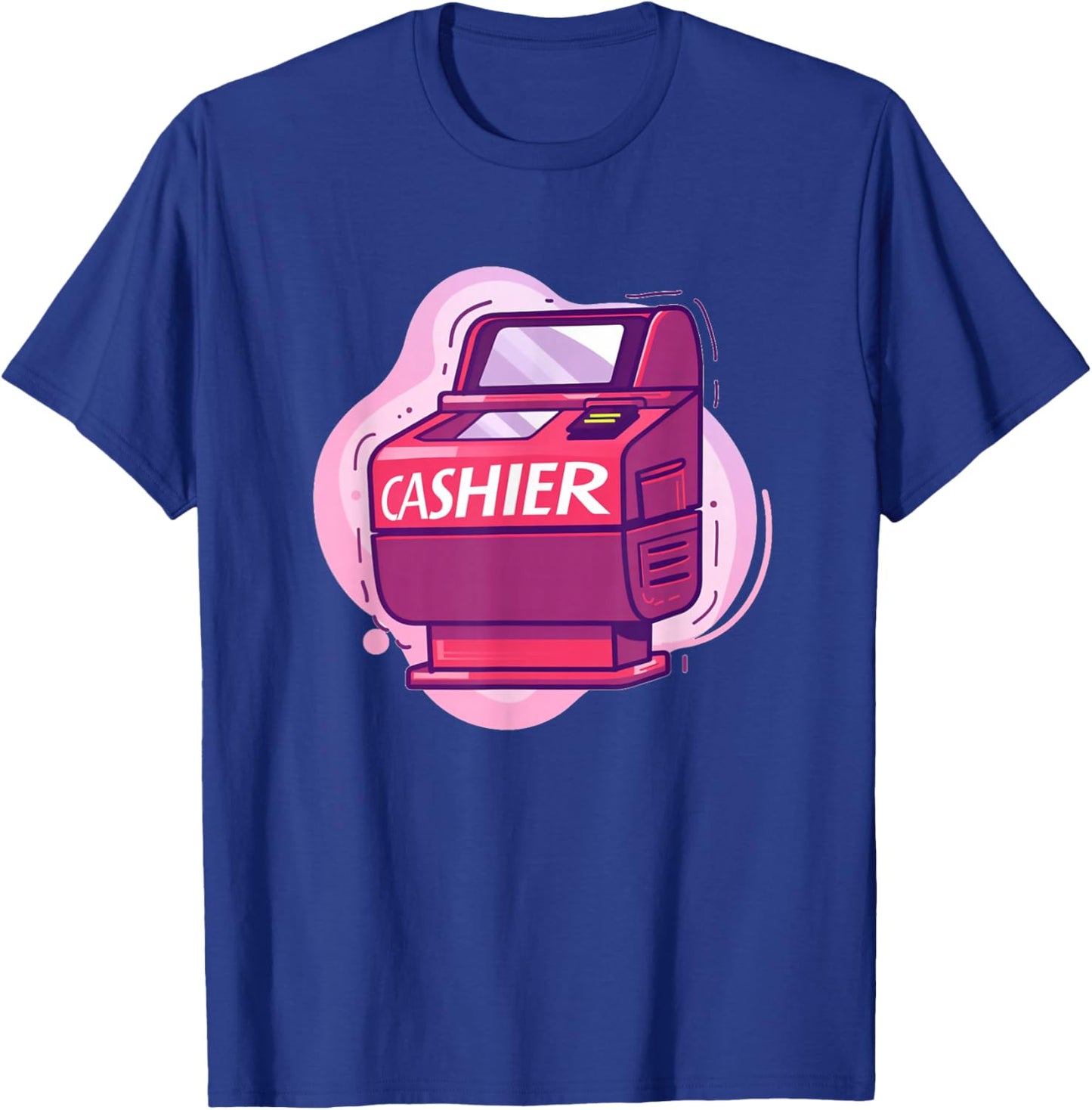 Funny Cashier Outfit -Adults Kids Black Classic Fit Short Sleeve T-Shirt - T-Shirt | Royal