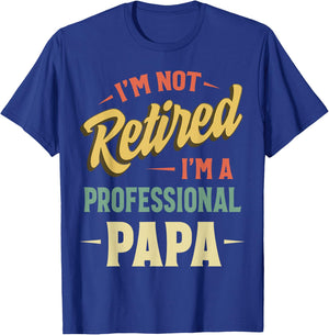 Papa Shirts For Grandpa Funny Fathers Day Professional Papa T-Shirt - T-Shirt | Royal