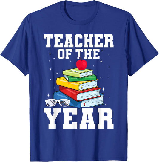 Teacher of the Year T-Shirt - T-Shirt | Royal