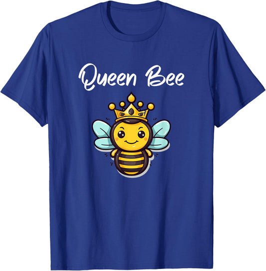 Queen Bee Cute Bee Girls T-Shirt - T-Shirt | Royal