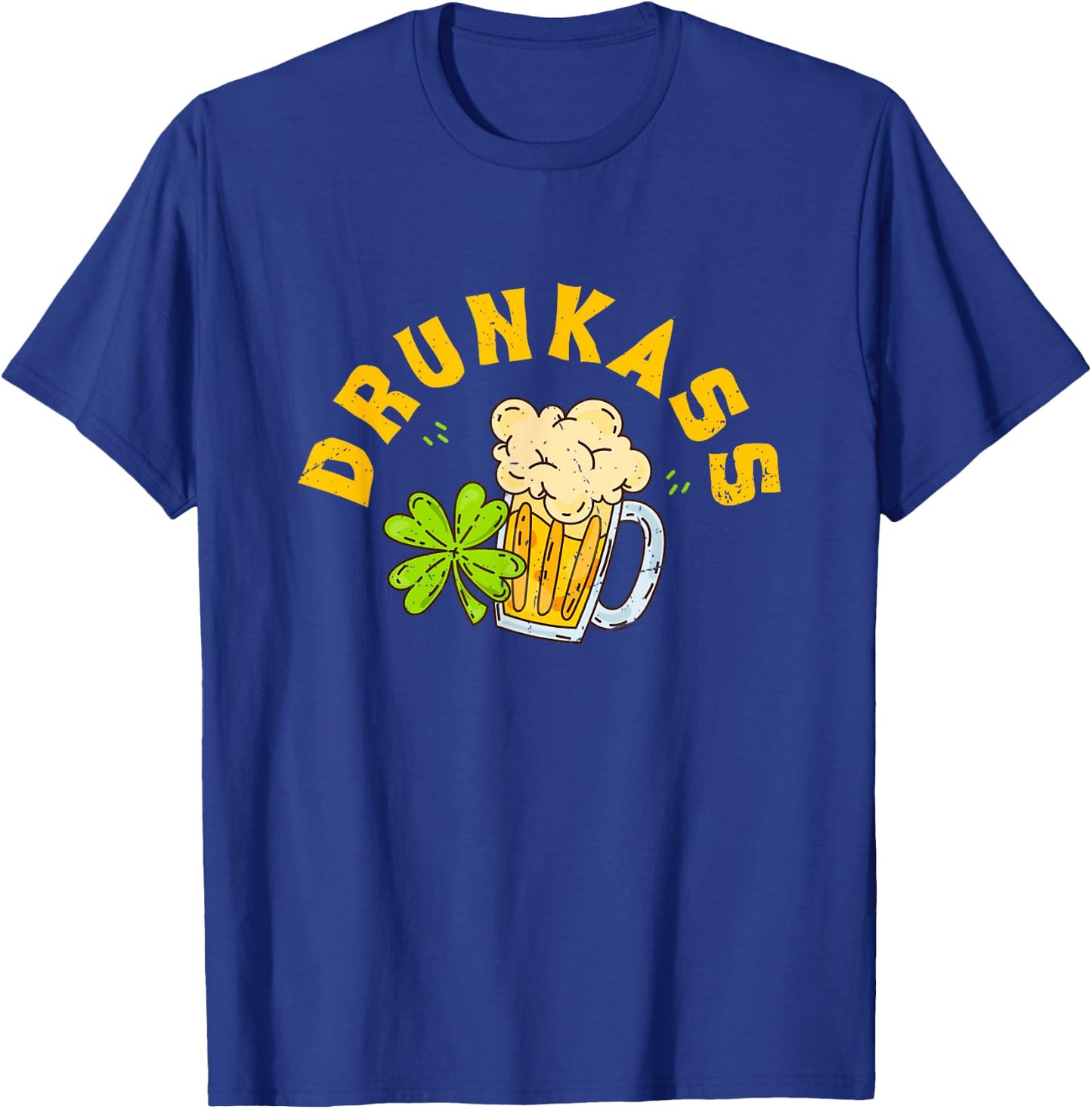 Drunkass / Funny Couple Matching St. Patrick’s Day T-Shirt - T-Shirt | Royal