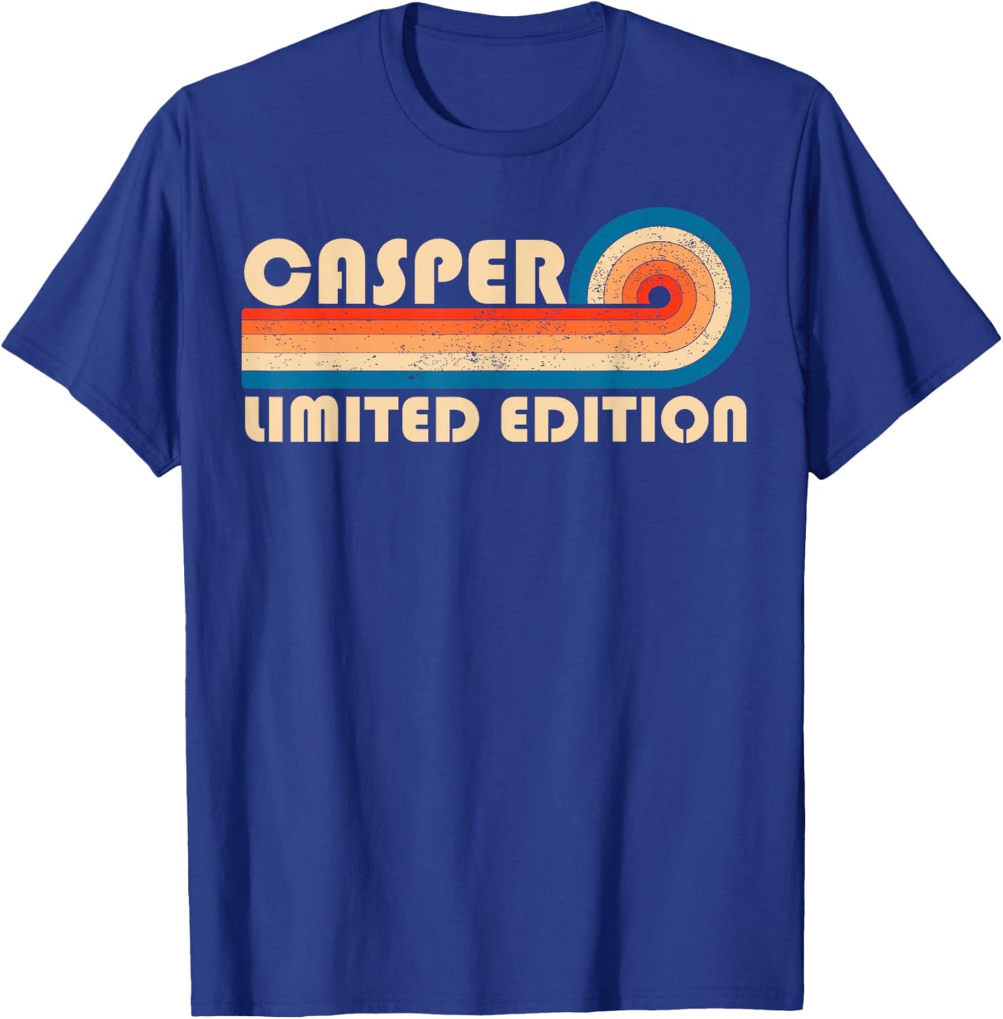 CASPER Surname Retro Vintage 80s 90s Birthday Reunion T-Shirt - T-Shirt | Royal