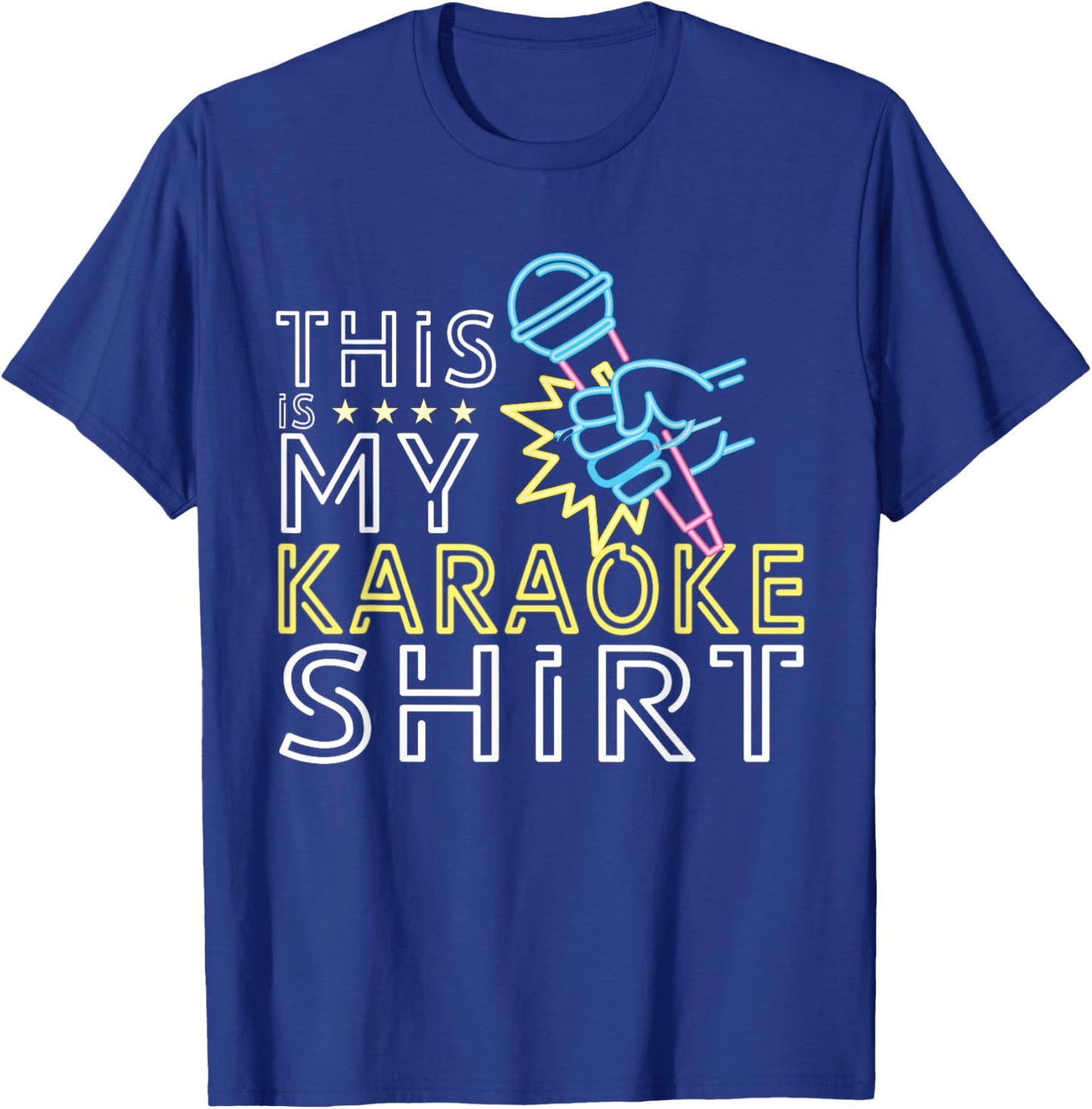 This is my karaoke shirt gift T-Shirt - T-Shirt | Royal