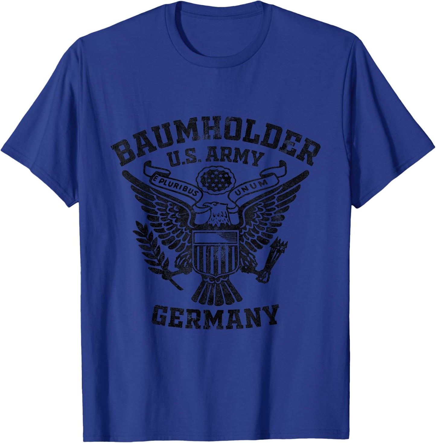 Baumholder Germany Military Base Veteran Vintage Gifts T-Shirt - T-Shirt | Royal