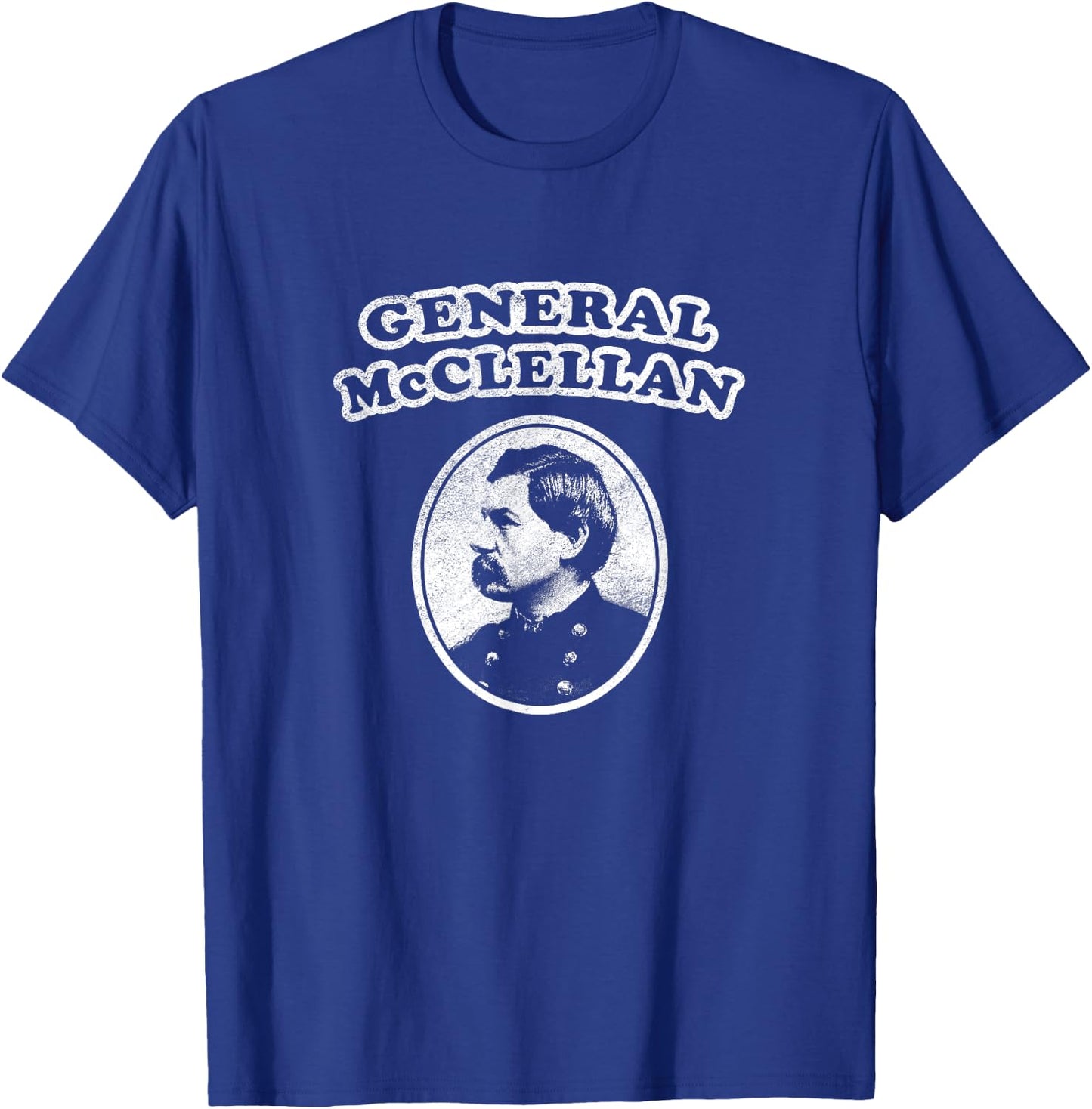 Retro General McClellan Civil War T-Shirt - T-Shirt | Royal