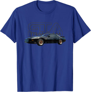 Bandit Trans Am GTA 4thgen Muscle Black Cars T-Shirt - T-Shirt | Royal