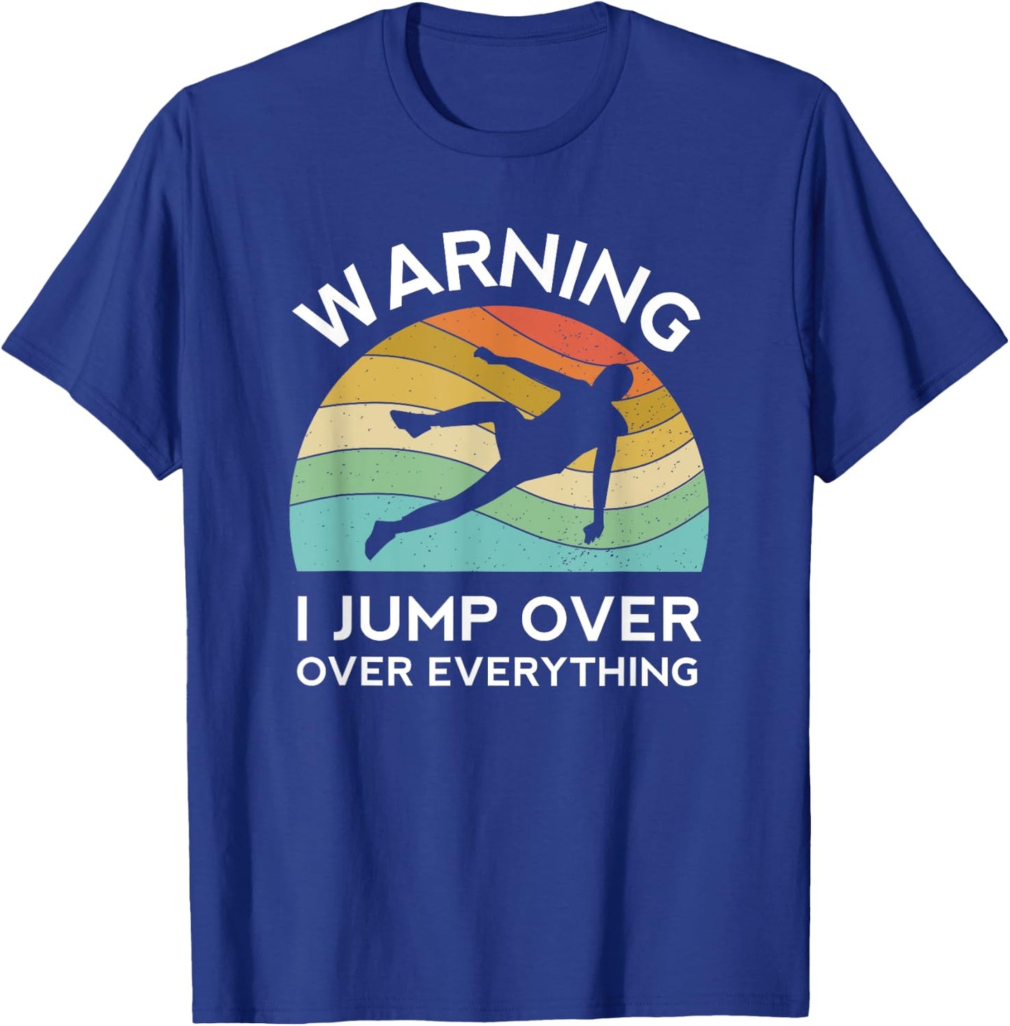 Parkour Free Running Training Traceur Retro Boys Sport Flip T-Shirt - T-Shirt | Royal