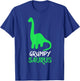 Grumpy-Saurus Funny Dino Dinosaur GrumpySaurus T-Shirt - T-Shirt | Royal