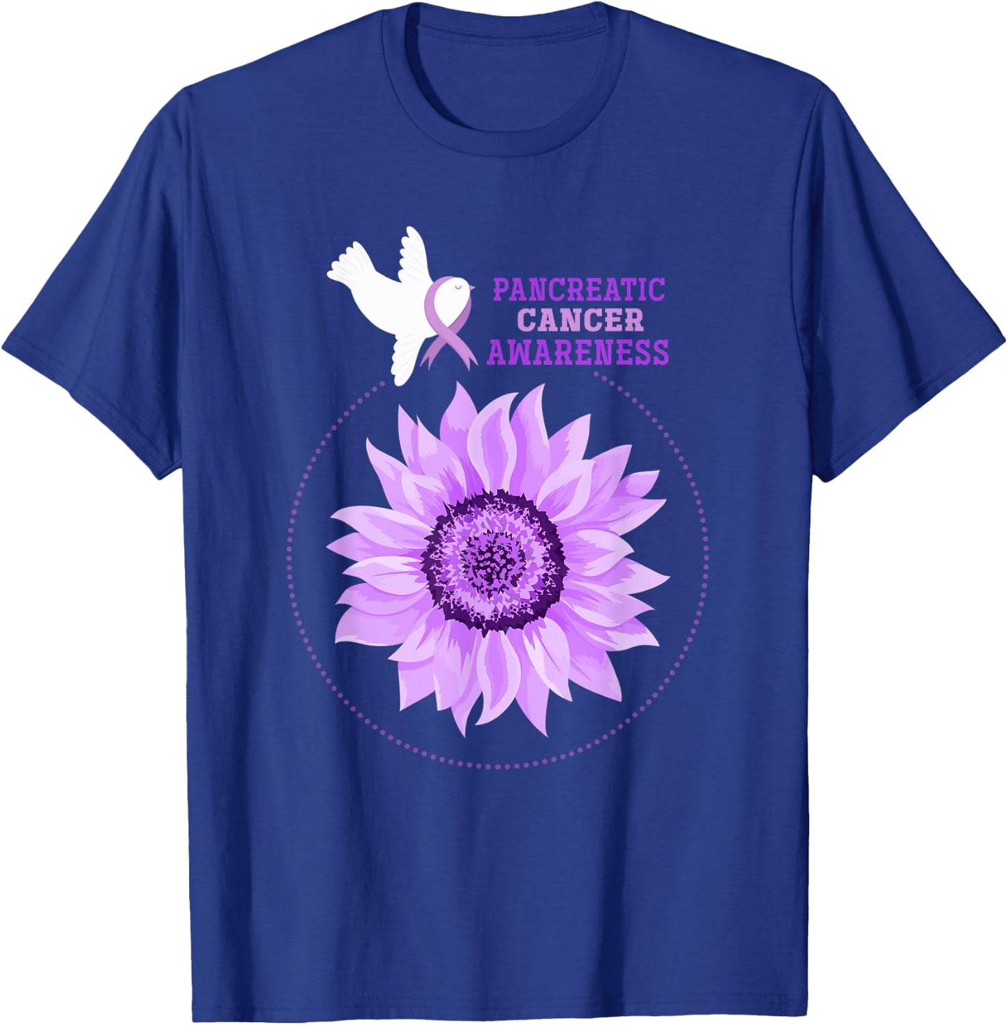 Pancreatic Cancer Awareness T-Shirt - T-Shirt | Royal
