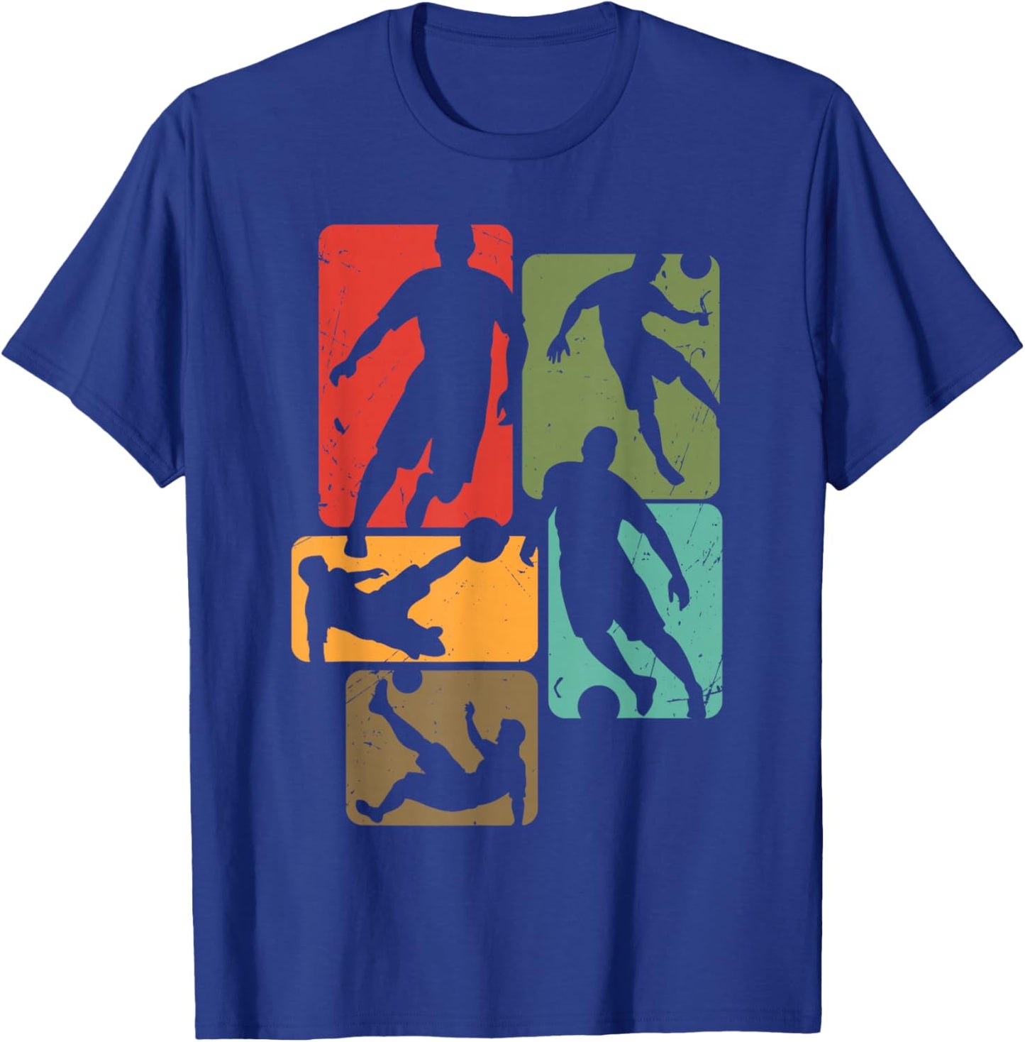 Soccer for Soccer Player | Retro Boys Soccer T-Shirt - T-Shirt | Royal