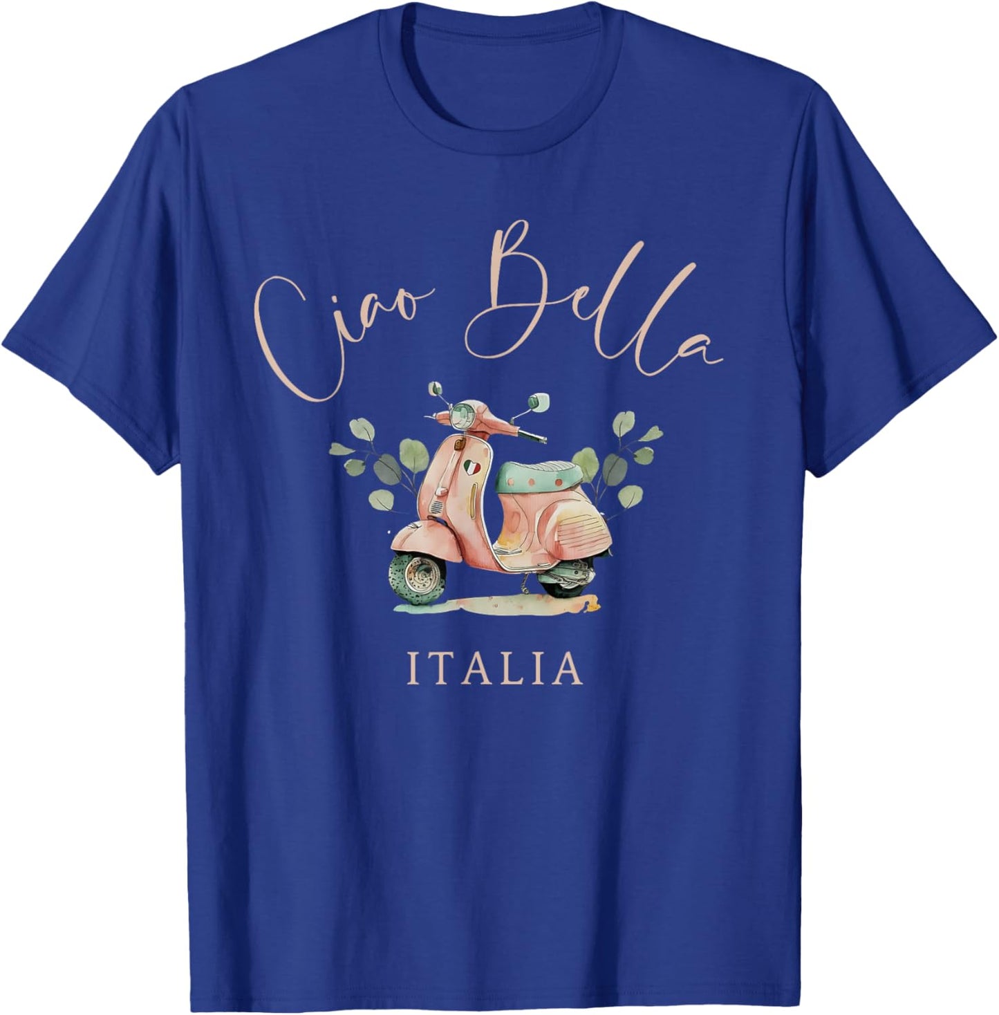 Ciao Bella Italy Casual Vacation and Summer Fashion T-Shirt - T-Shirt | Royal