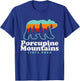 Porcupine Mountains Michigan Camping Hiking Bear T-Shirt - T-Shirt | Royal