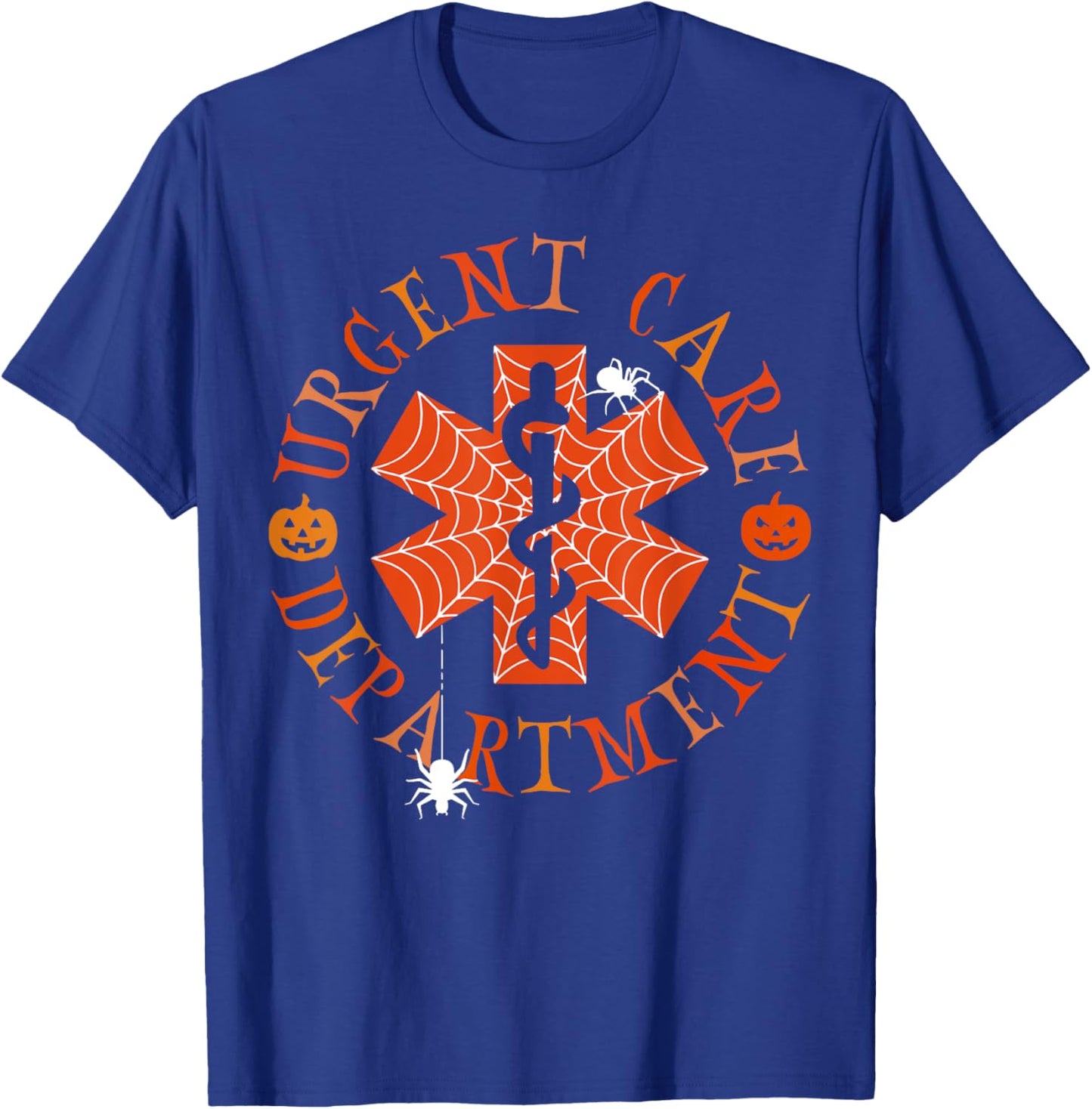 Halloween Urgent Care Department ICU Nursing Registered T-Shirt - T-Shirt | Royal