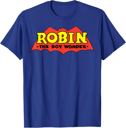 DC Comics Robin The Boy Wonder Classic Logo T-Shirt - T-Shirt | Royal