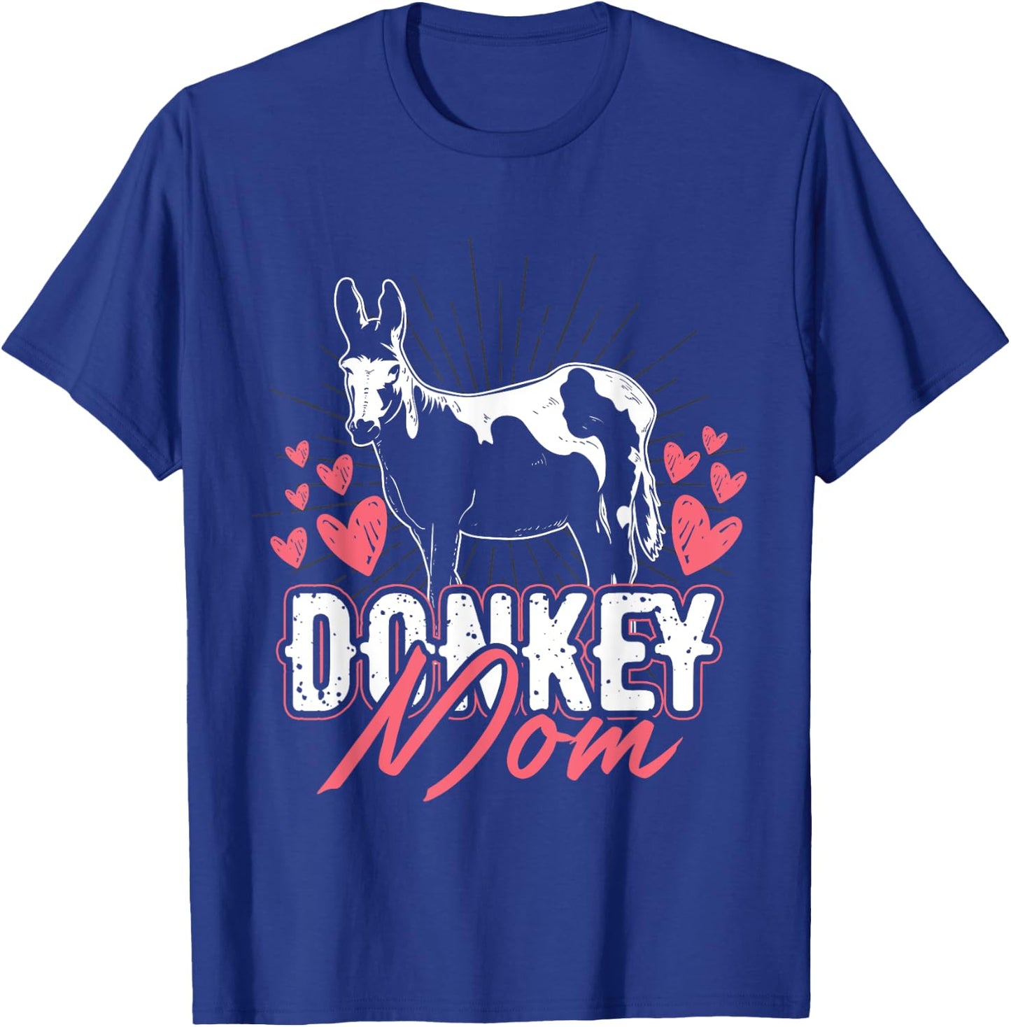 Mothers Day Farm Animal Mom Parent Women Girls Gift Donkey T-Shirt - T-Shirt | Royal
