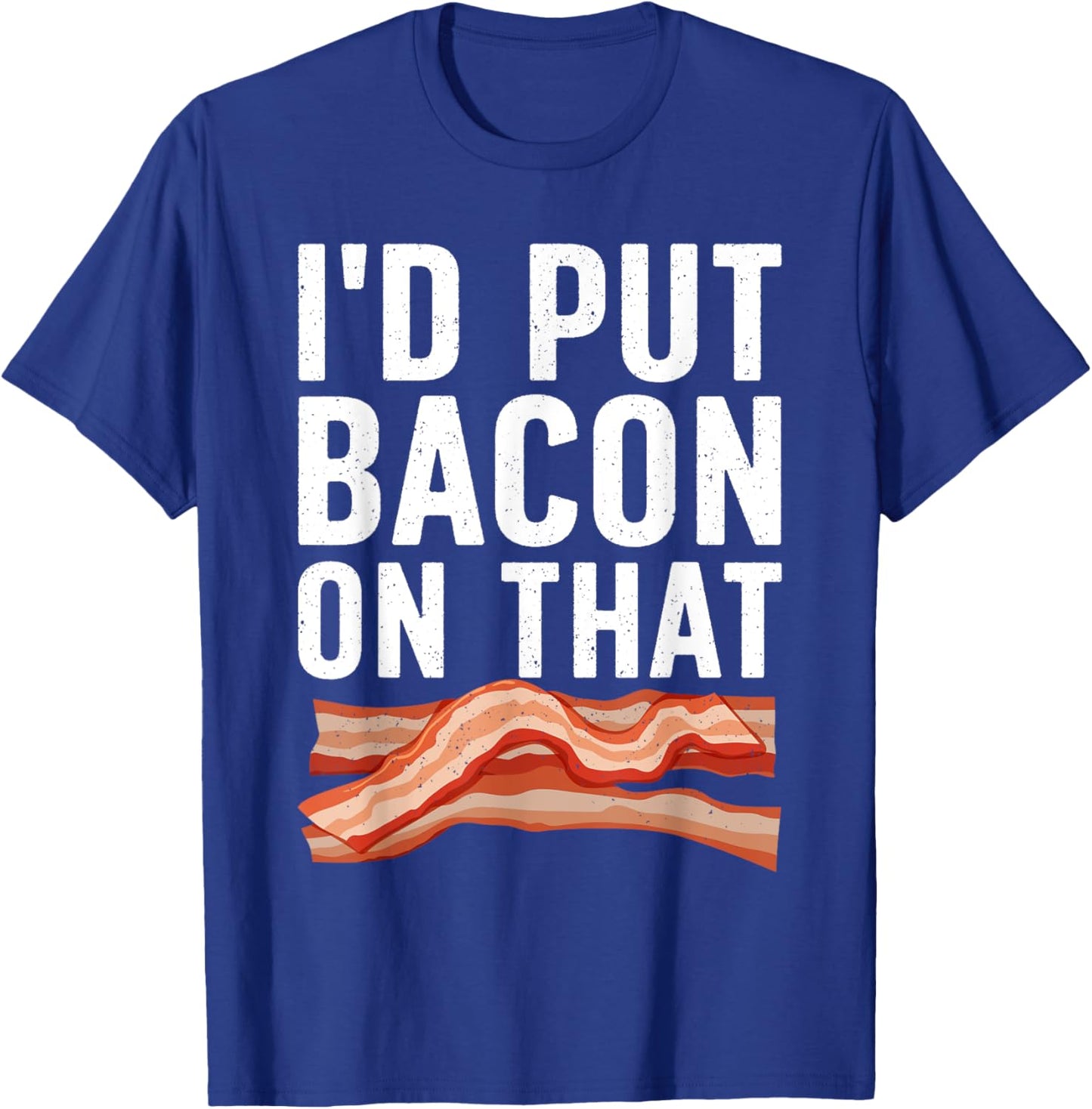 Cute Bacon Design Women Kids Cured Pork Bacon Lover T-Shirt - T-Shirt | Royal