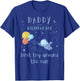 Daddy Dad 1st Birthday First Trip Around The Sun Space Bday T-Shirt - T-Shirt | Royal