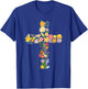 Jesus Christ Cross Bible Christianity Faith Gift Jesus T-Shirt - T-Shirt | Royal